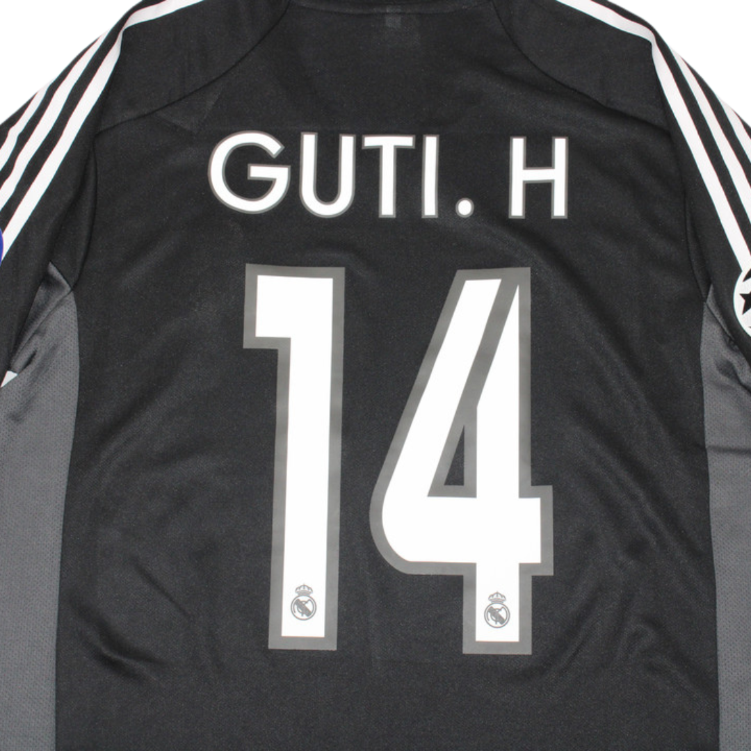 Real Madrid Away Black 04/05 "Guti. H" Nº 14