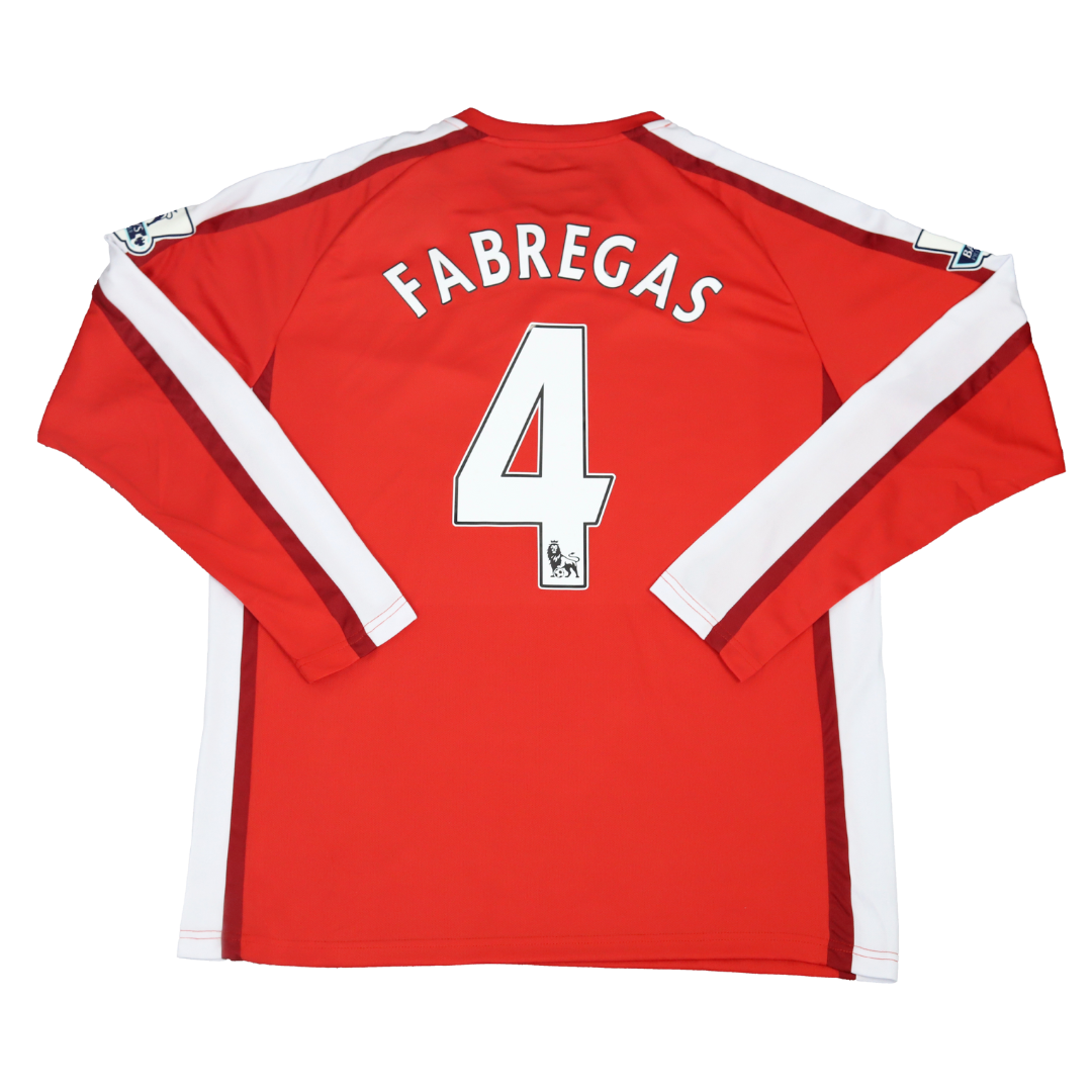 Arsenal Home 08/09 Long Sleeve "Fabregas" Nº 4