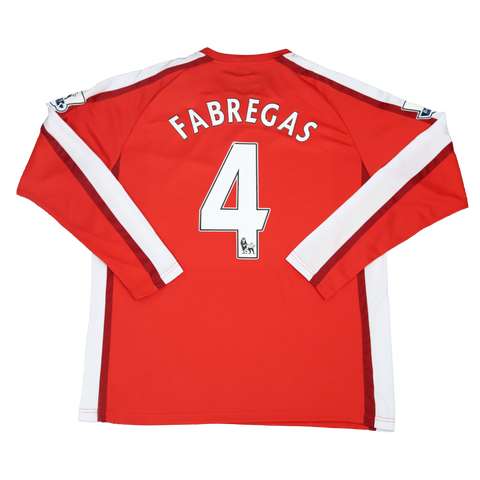 Arsenal Home 08/09 Long Sleeve "Fabregas" Nº 4