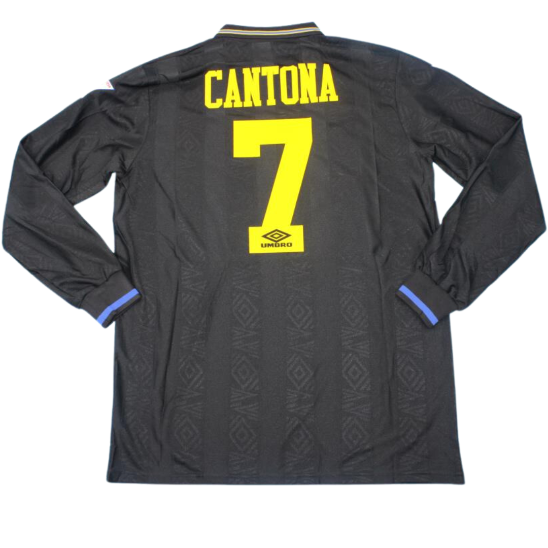 Manchester United Black Away Long Sleeve 93/95 "Cantona" Nº7