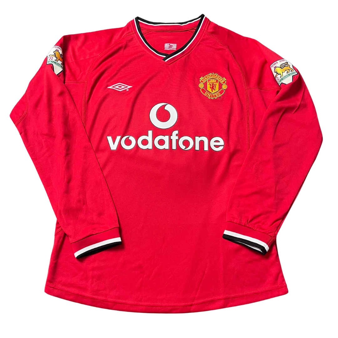 Manchester United Home Long Sleeve 00/02 "Beckham" Nº 7