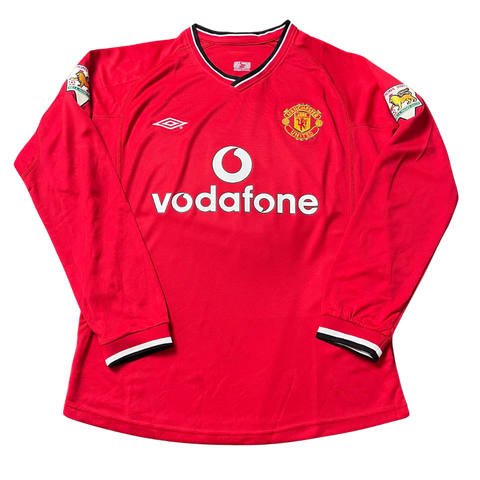 Manchester United Home Long Sleeve 00/02 "Beckham" Nº 7