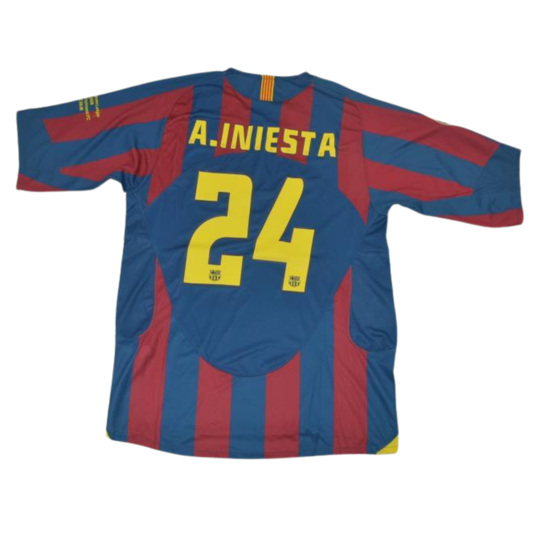 Barcelona Home 2006 "A. Iniesta" Nº 24