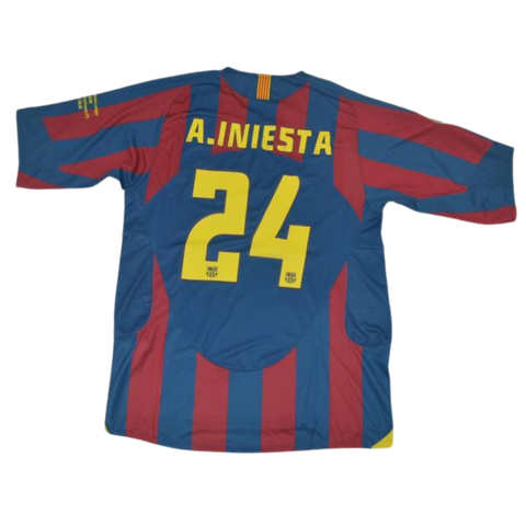 Barcelona Home 2006 "A. Iniesta" Nº 24