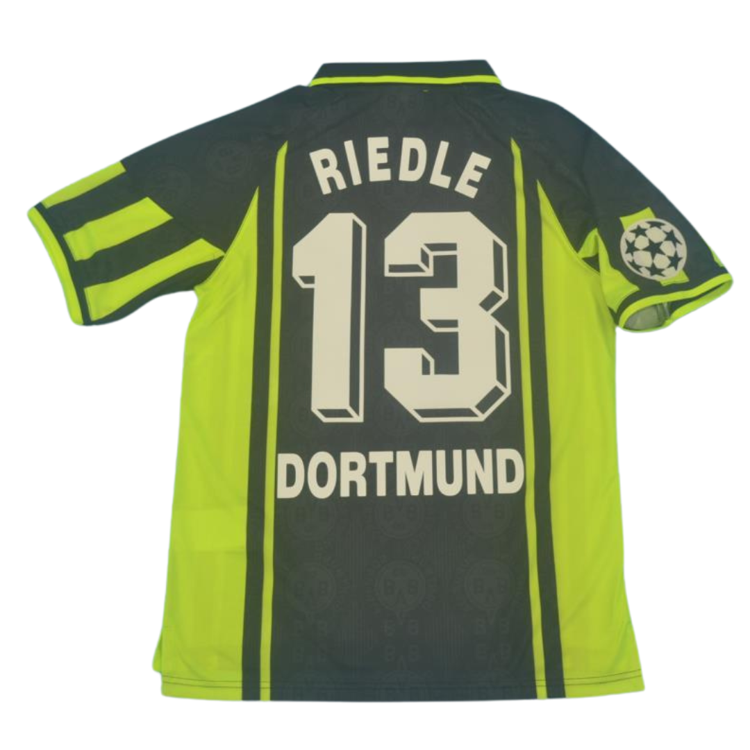 Borussia Dortmund Away Black UCL Version 96/97 "Riedle" N°13