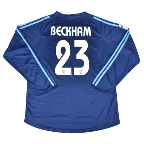 Real Madrid Away Long Sleeve 03/04 "Backham" Nº 23