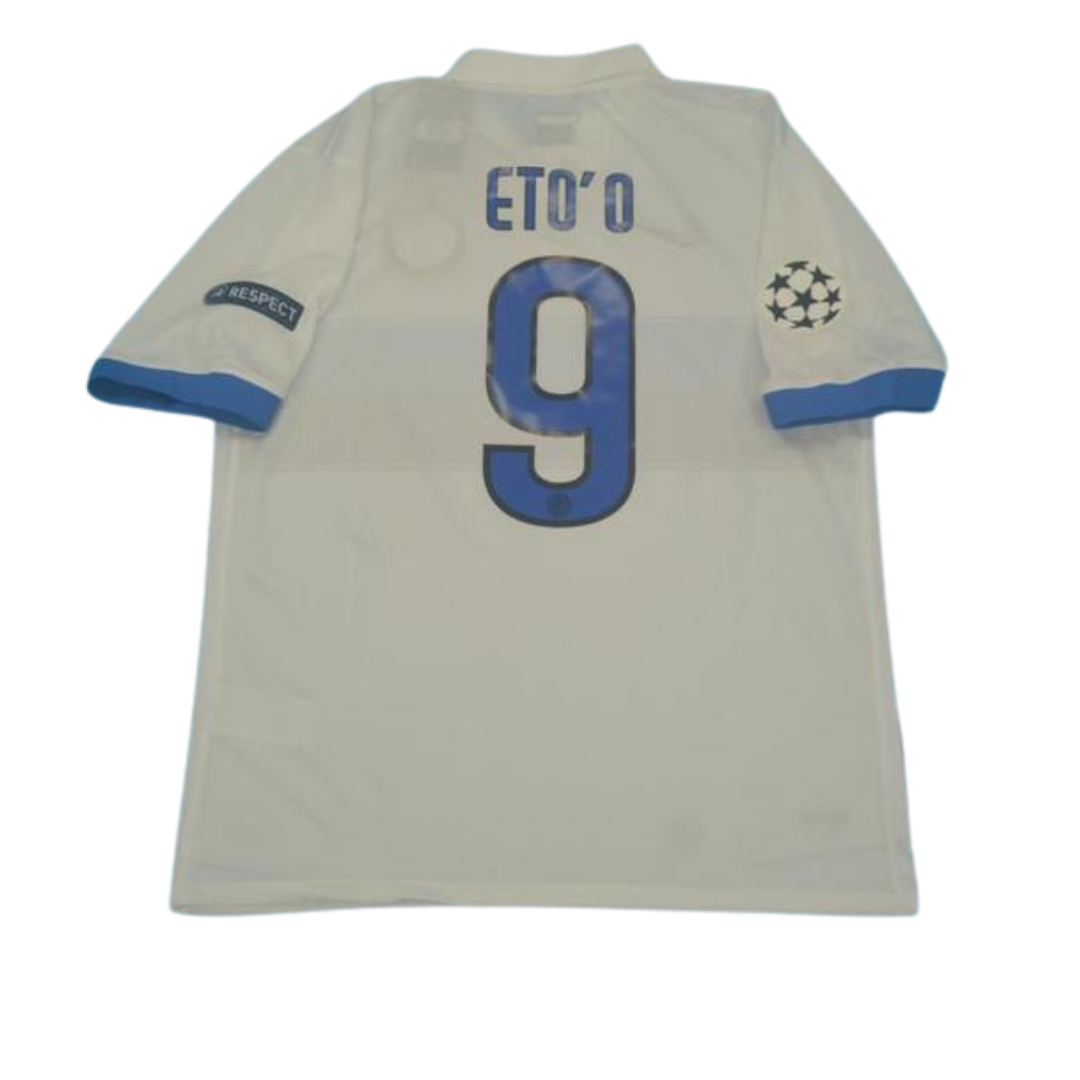 Internazionale Auswärts Weiß UCL Version 09/10 "Eto'o" Nr.9