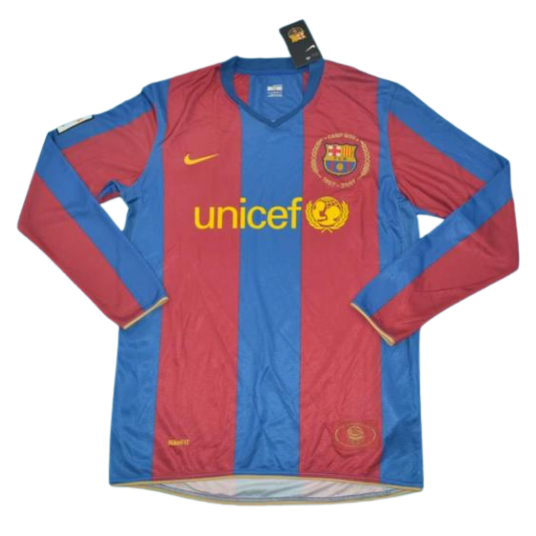 Barcelona Home Long Sleeve 07/08 "Ronaldinho" Nº 10