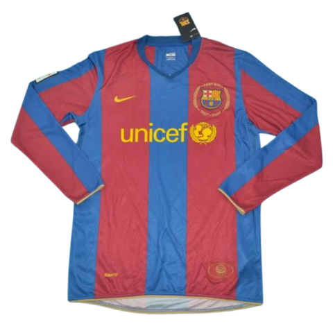 Barcelona Home Long Sleeve 07/08 "Ronaldinho" Nº 10