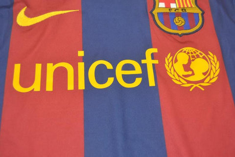 Barcelona Home Long Sleeve 10/11 "David Villa" Nº 7