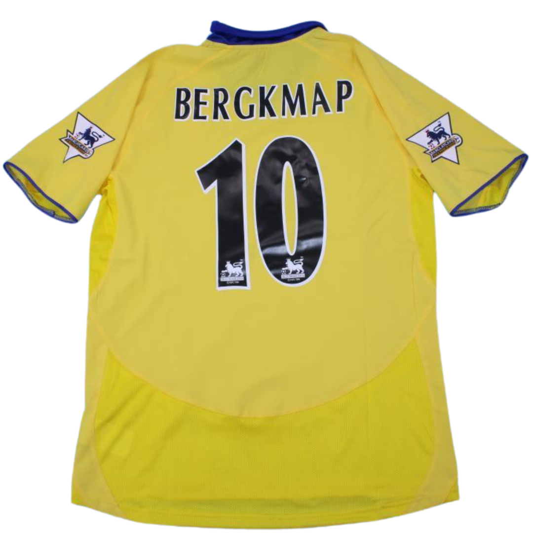 Arsenal Away Yellow 03/05 "Bergkmap" Nº 10