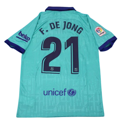 Barcelona Away Third Green 19/20 "F. de Jong" Nº 21