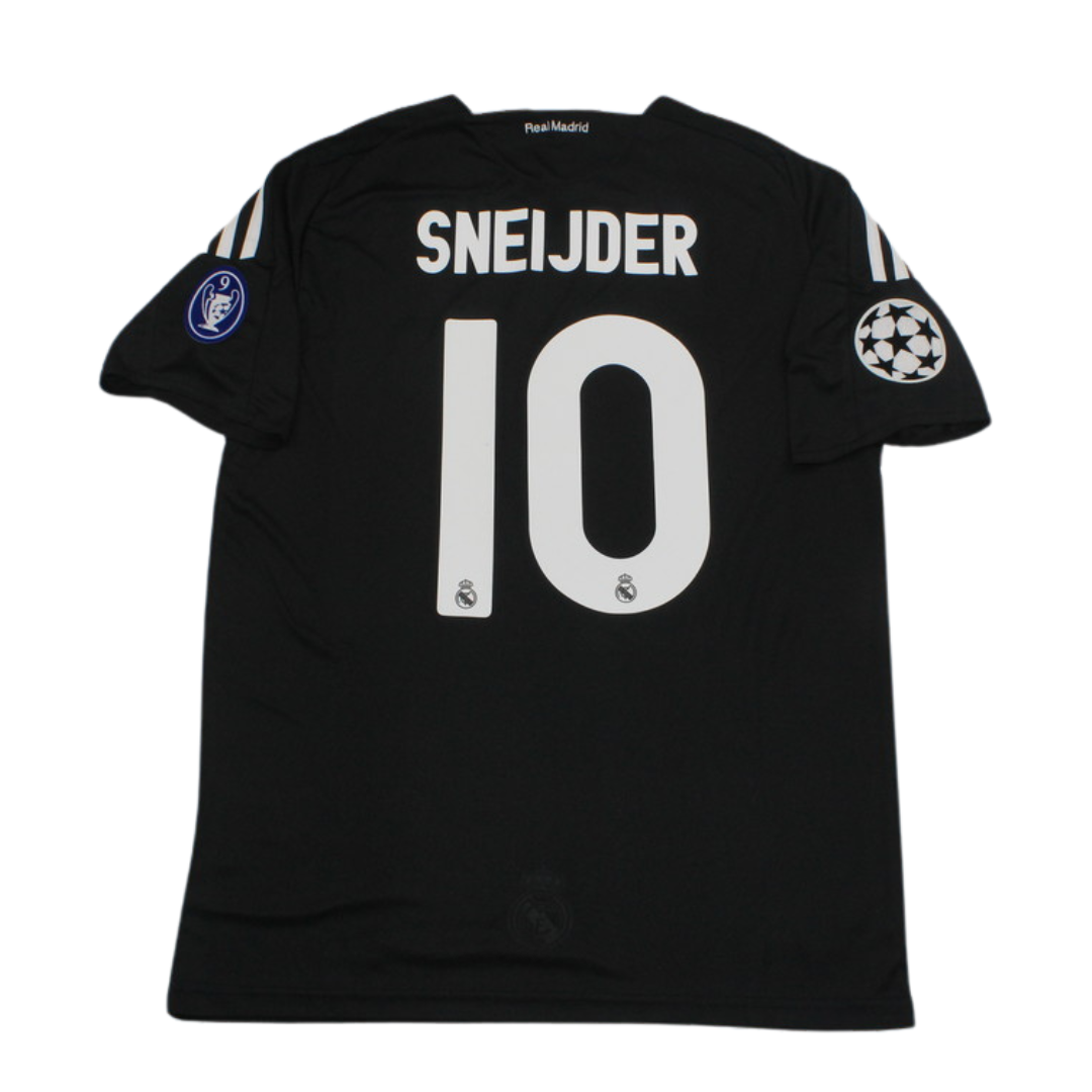 Real Madrid Away Third Black 08/09 "Sneijder" Nº 10