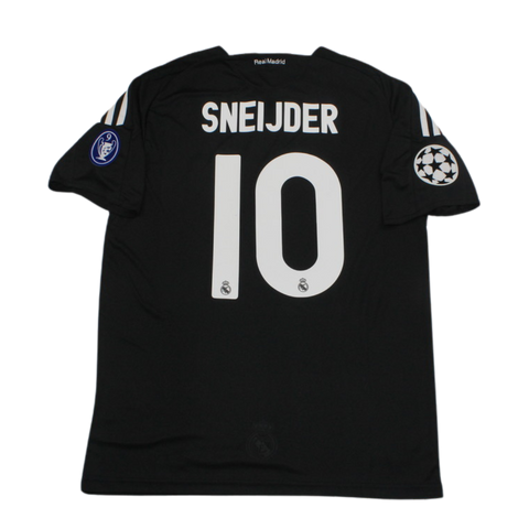 Real Madrid Away Third Black 08/09 "Sneijder" Nº 10