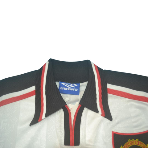 Manchester United White Away Long Sleeve 97/99 "Beckham" Nº7