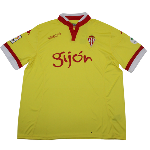 Sporting de Gijón Away Yellow 15/16