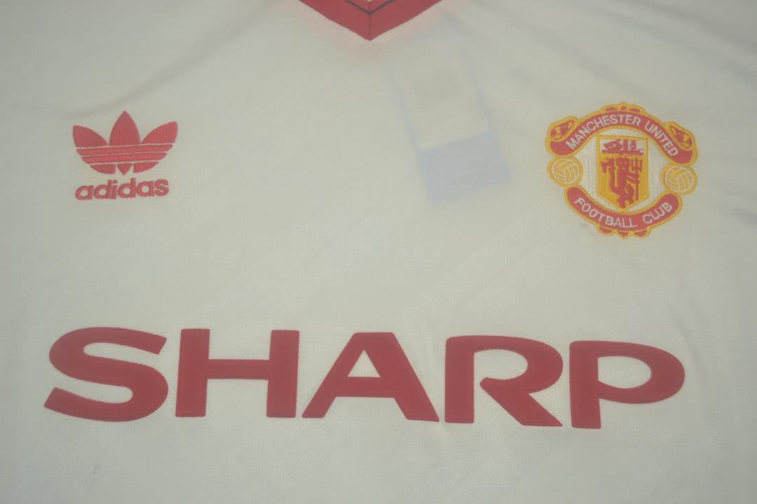 Manchester United Away White 86/88