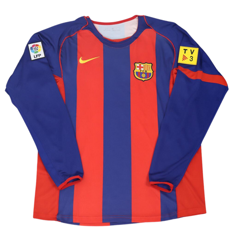 Barcelona Home Long Sleeve 04/05 "Ronaldinho" Nº 10