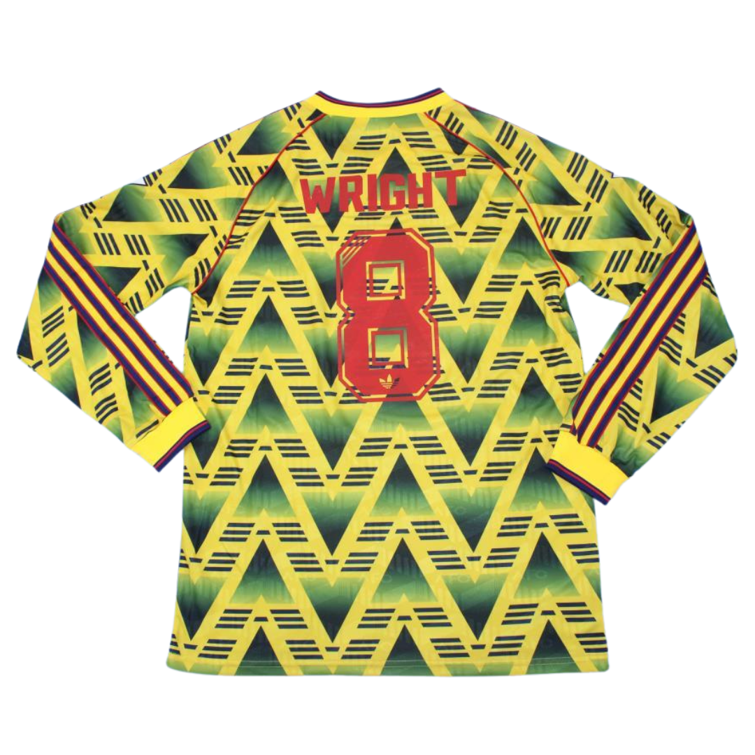 Arsenal Away Long Sleeve 91/93 "Wright" Nº 8