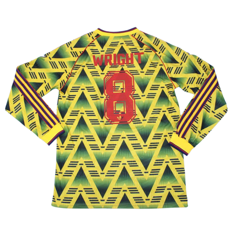 Arsenal Away Long Sleeve 91/93 "Wright" Nº 8