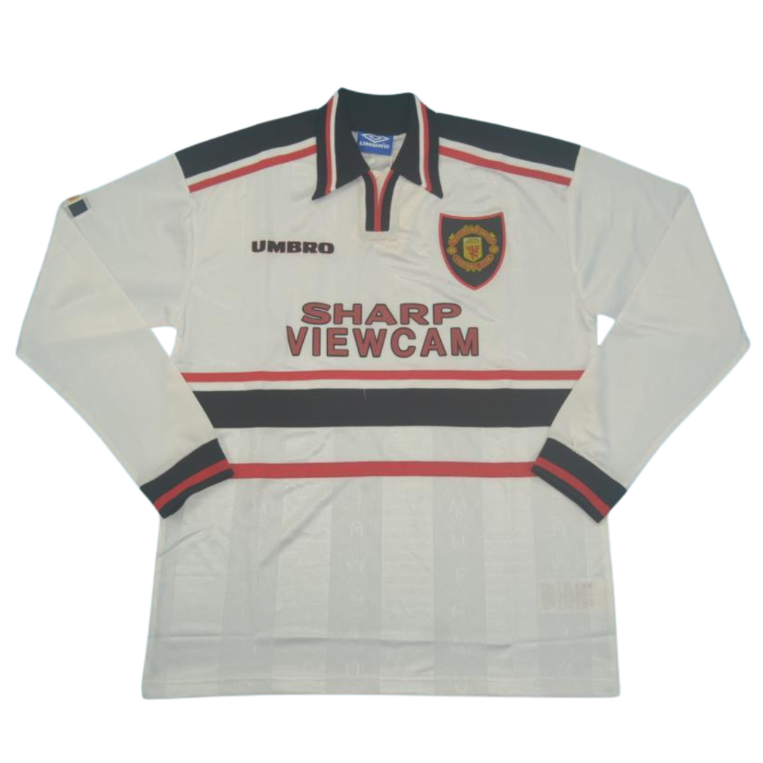 Manchester United Away White Long Sleeve 97/99 "Beckham" Nº 7