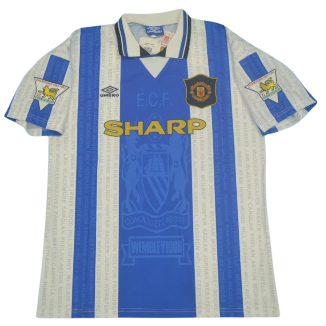 Manchester United Away Blue White 94/96 "Cantona" Nº 7