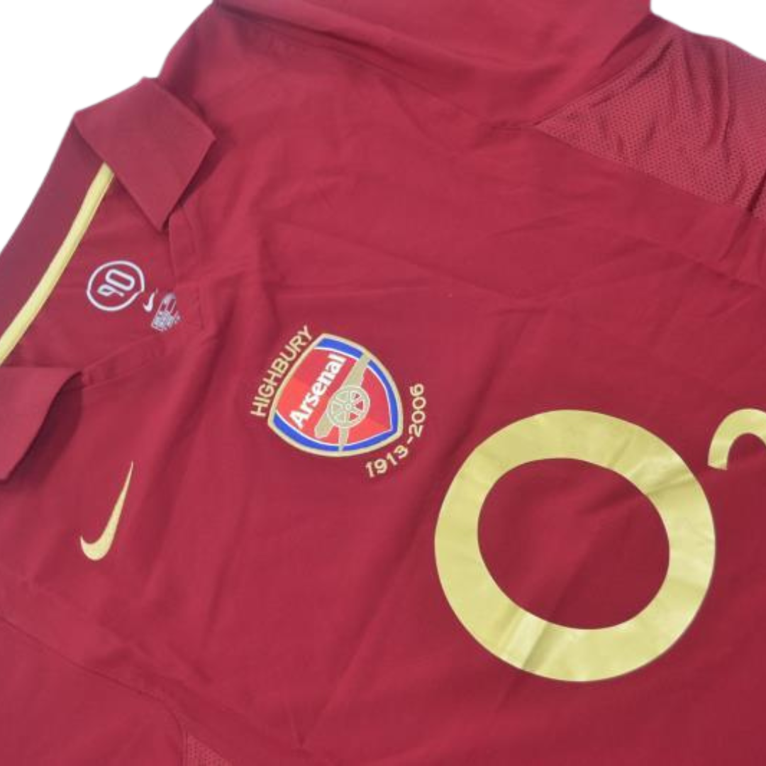 Arsenal Home 05/06 "Bergkamp" Nº 10