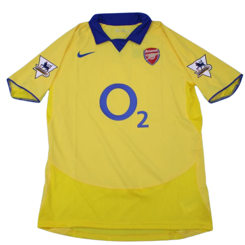 Arsenal Away Yellow 03/05 "Bergkmap" Nº 10