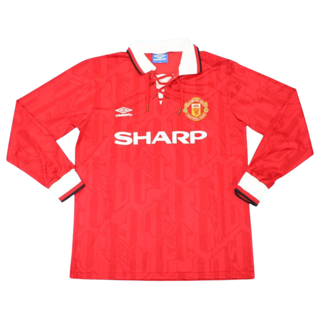 Manchester United Home Long Sleeve 92/94