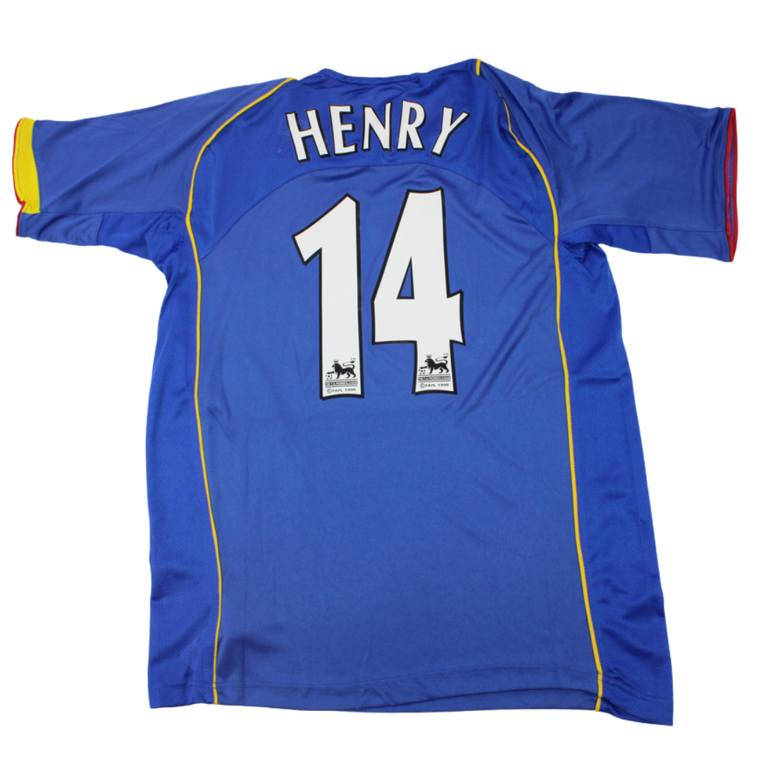 Arsenal Away Blue 04/05 "Henry" Nº 14