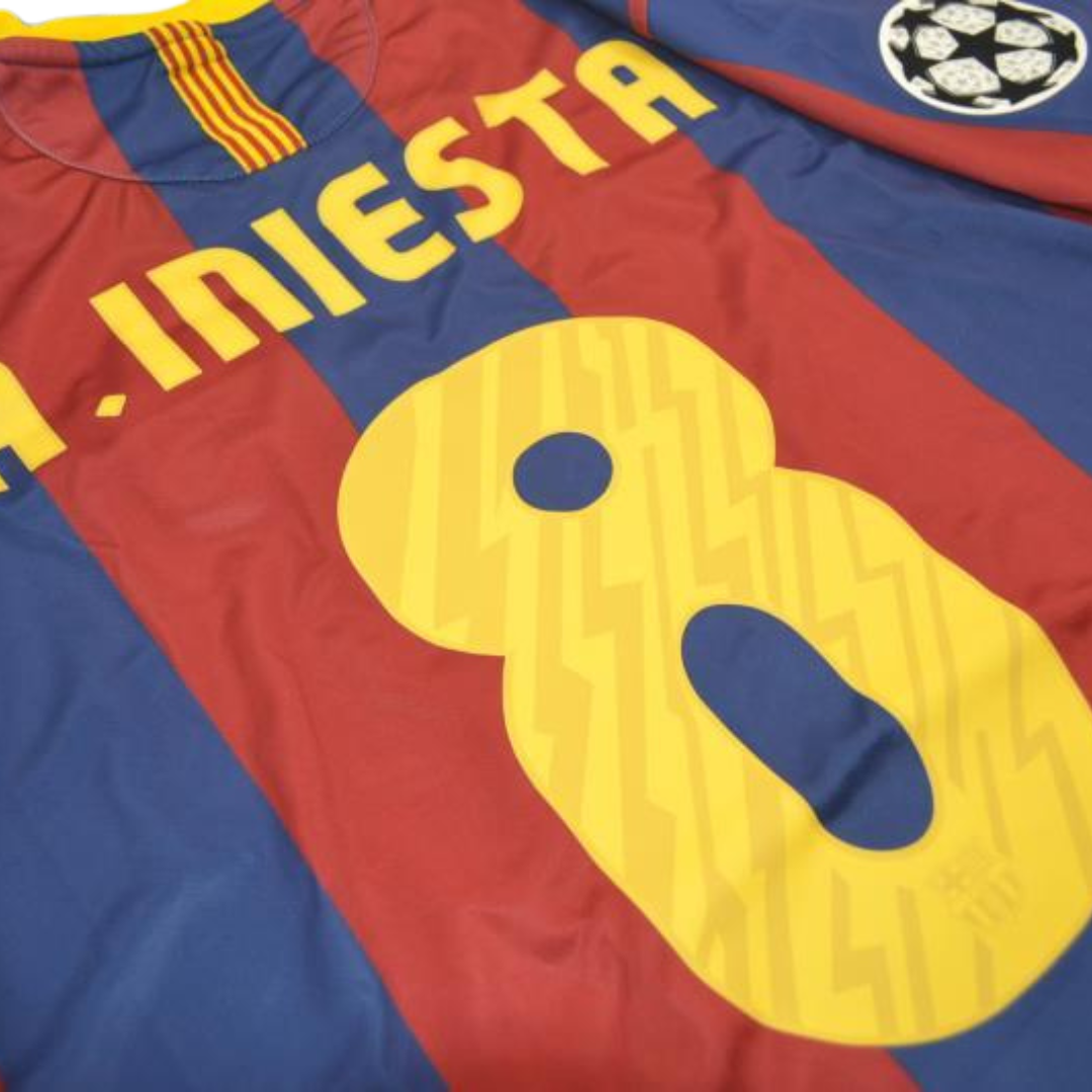 Barcelona UCL Final Jersey 2011 "Iniesta" Nº 8