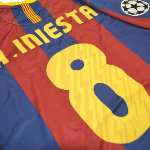 Barcelona UCL Final Jersey 2011 "Iniesta" Nº 8