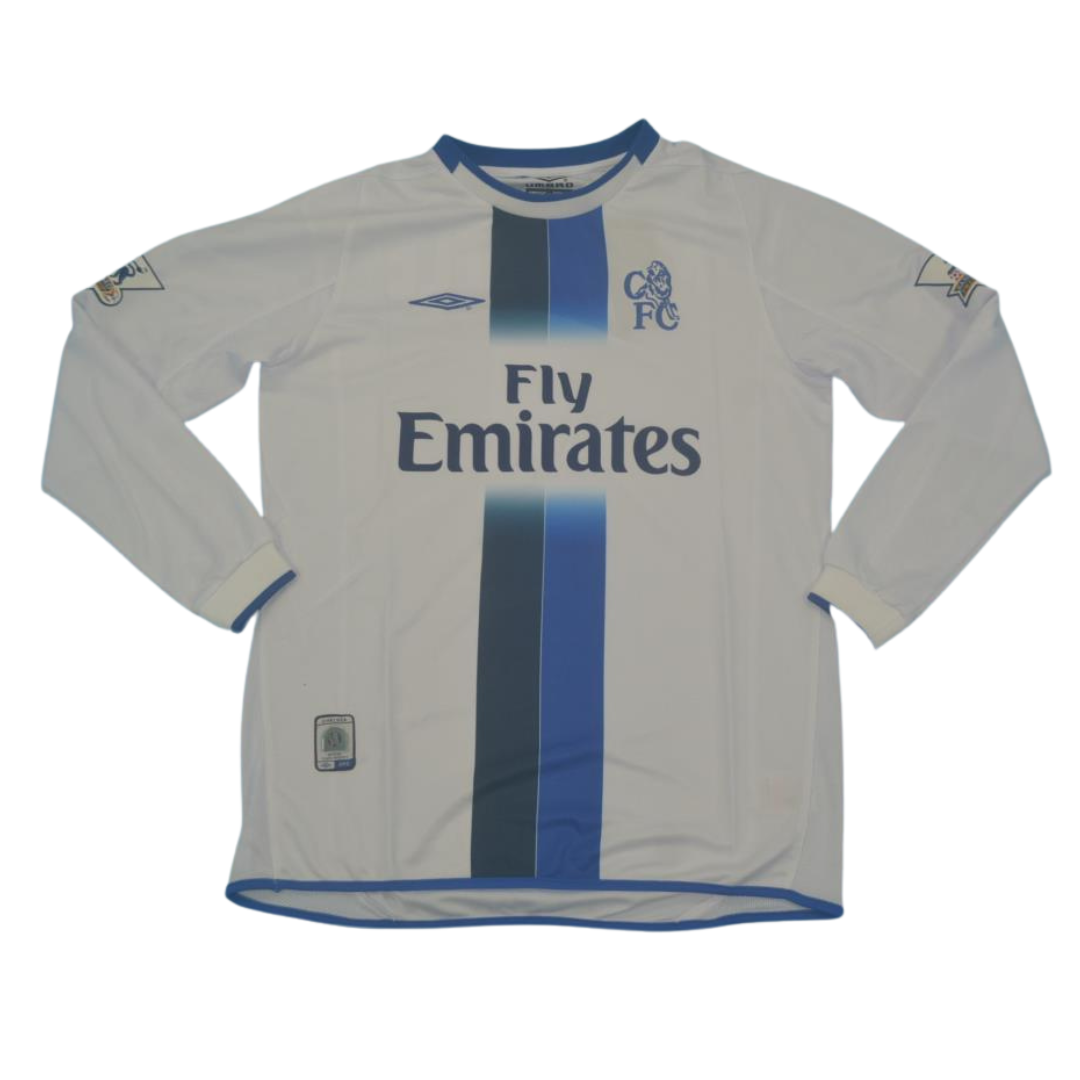 Chelsea Away White Long Sleeve 03/05 "Makelle" Nº 4