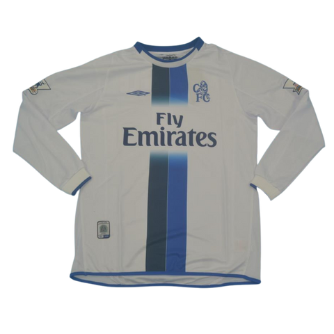 Chelsea Away White Long Sleeve 03/05 "Makelle" Nº 4