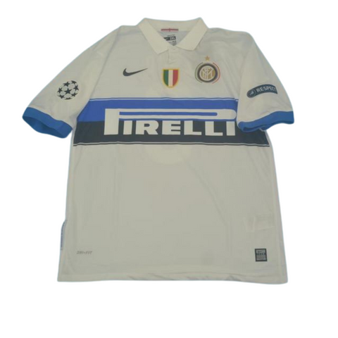 Internazionale Auswärts Weiß UCL Version 09/10 "Eto'o" Nr.9