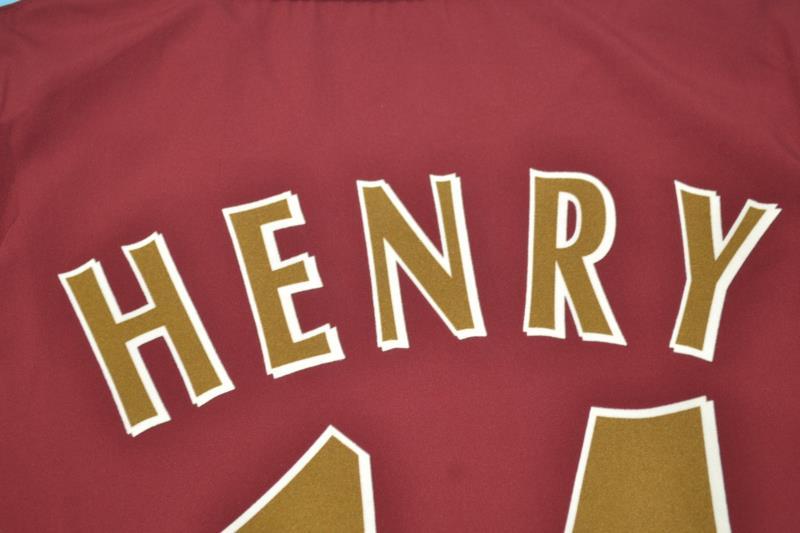 Arsenal Home 05/06 "Henry" Nº 14