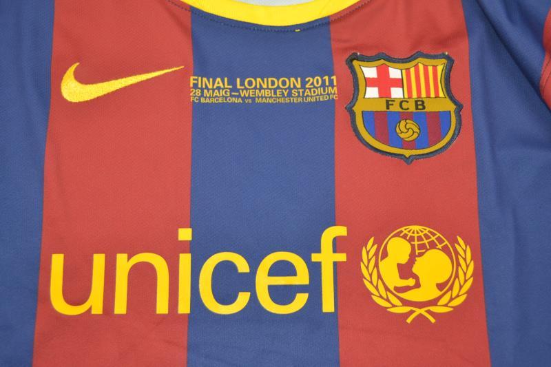 Barcelona UCL Final Jersey 2011 "Messi" Nº 10