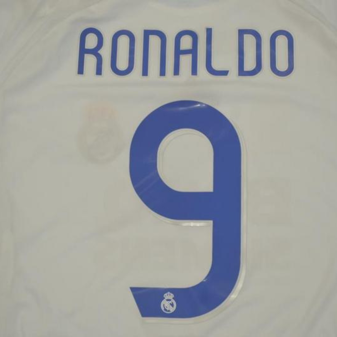 Real Madrid Home Long Sleeve 06/07 "Ronaldo" Nº 9