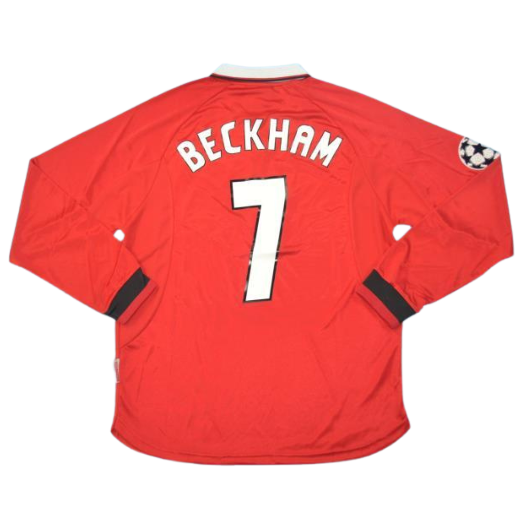 Manchester United UCL Final Long Sleeve 99 "Beckham" Nº 7