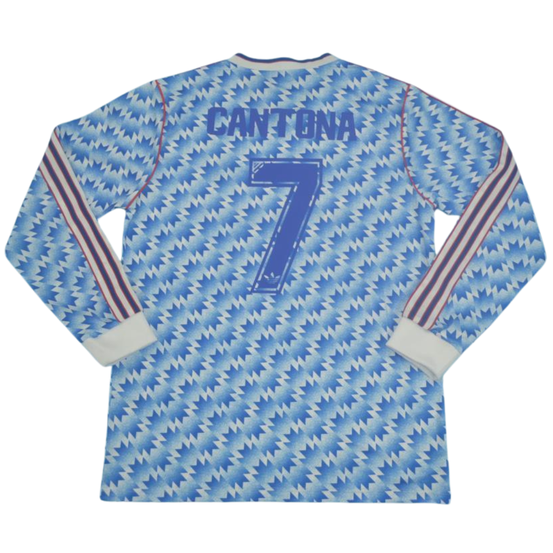 Manchester United Away Blue Long Sleeve 90/92 "Cantona" Nº 7