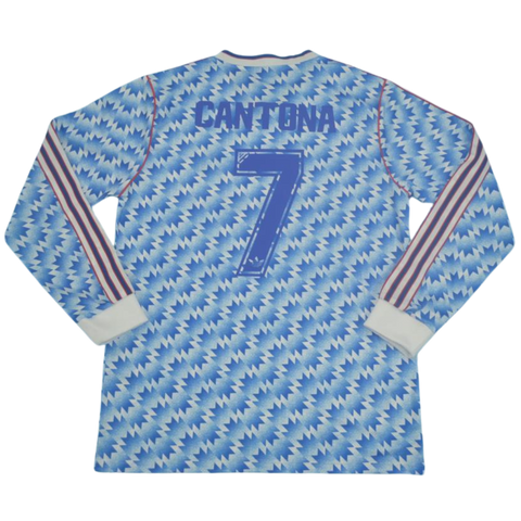 Manchester United Away Blue Long Sleeve 90/92 "Cantona" Nº 7