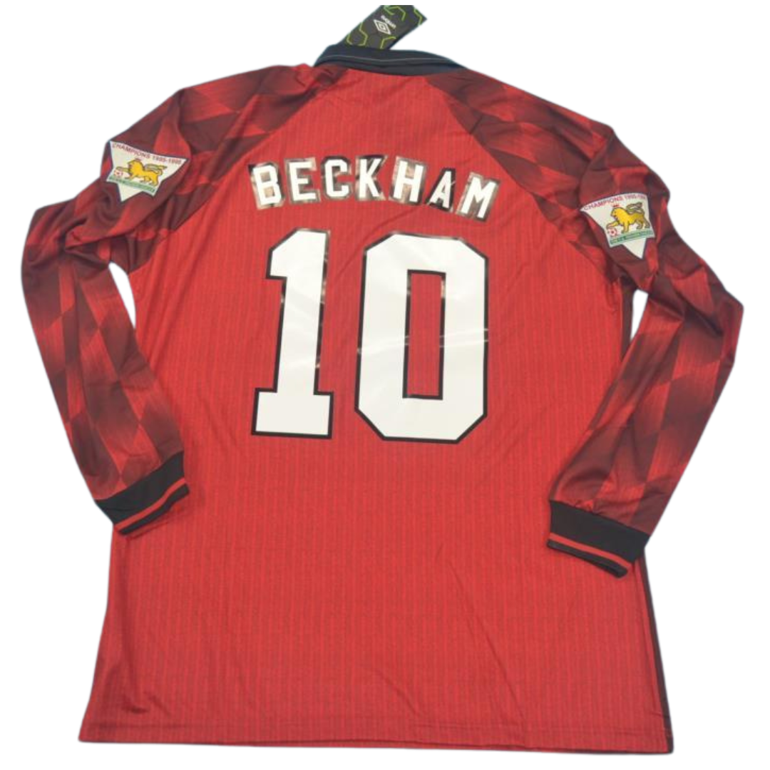 Manchester United Home Long Sleeve 96/98 "Beckham" Nº 10