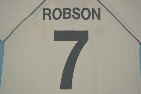 Manchester United Away White 88/90 "Robson" Nº 7