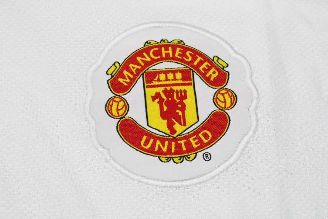 Manchester United Away White Long Sleeve 08/09