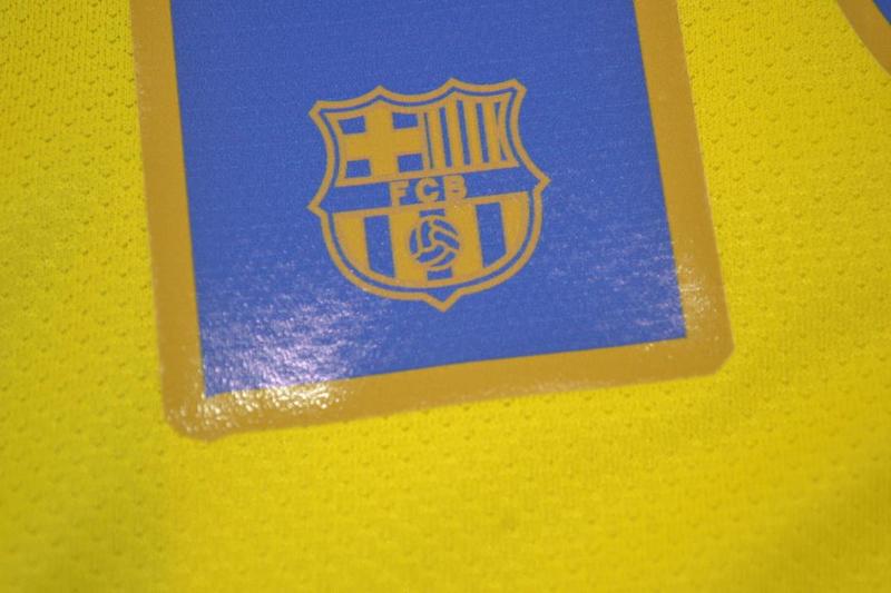 Barcelona Away Yellow 08/09