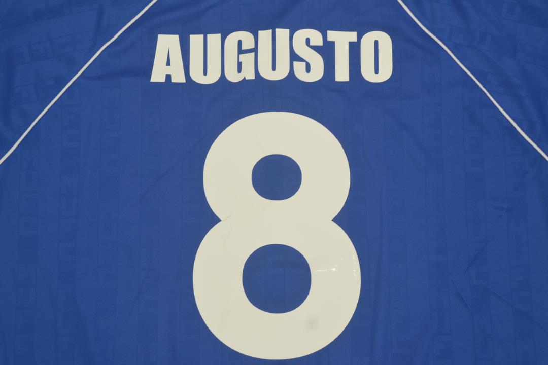 Maillot extérieur bleu Manchester United 88/90 "Augusto" N°8