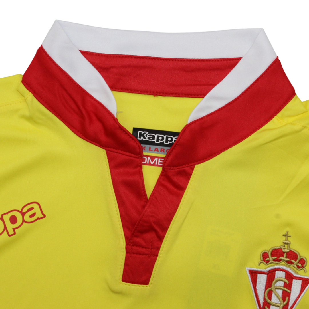 Sporting de Gijón Away Yellow 15/16