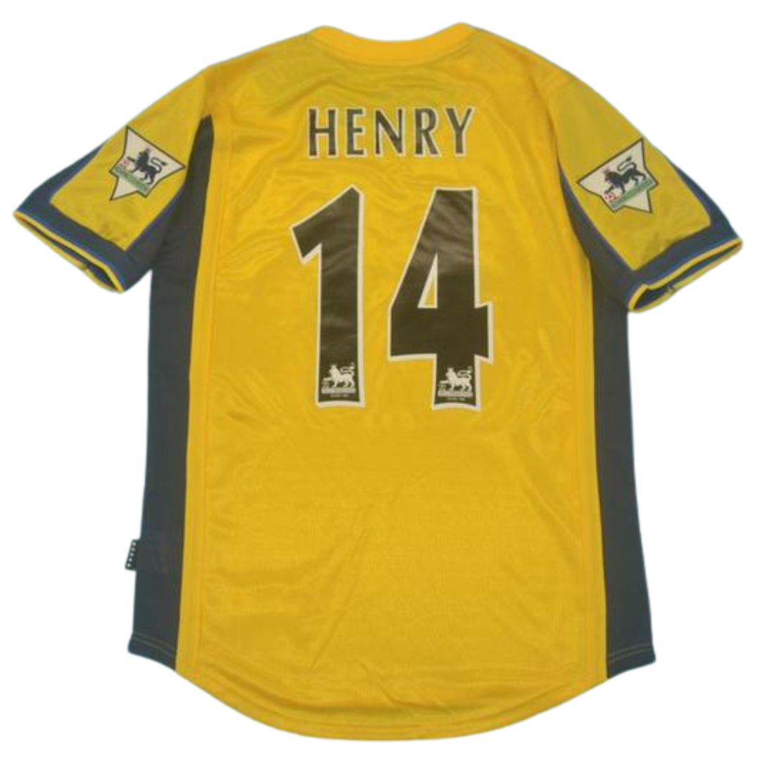 Arsenal Away Yellow 00/01 "Henry" Nº 14