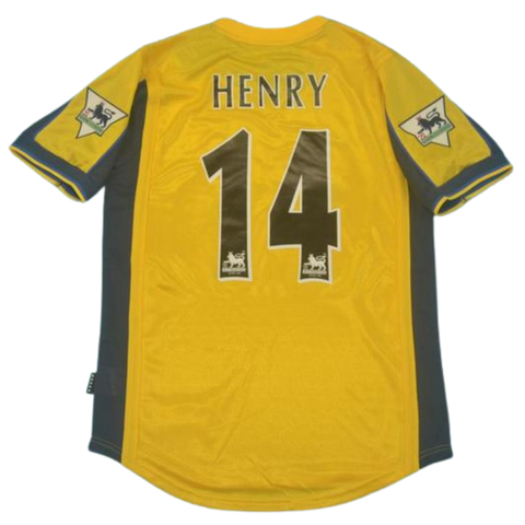 Arsenal Away Yellow 00/01 "Henry" Nº 14