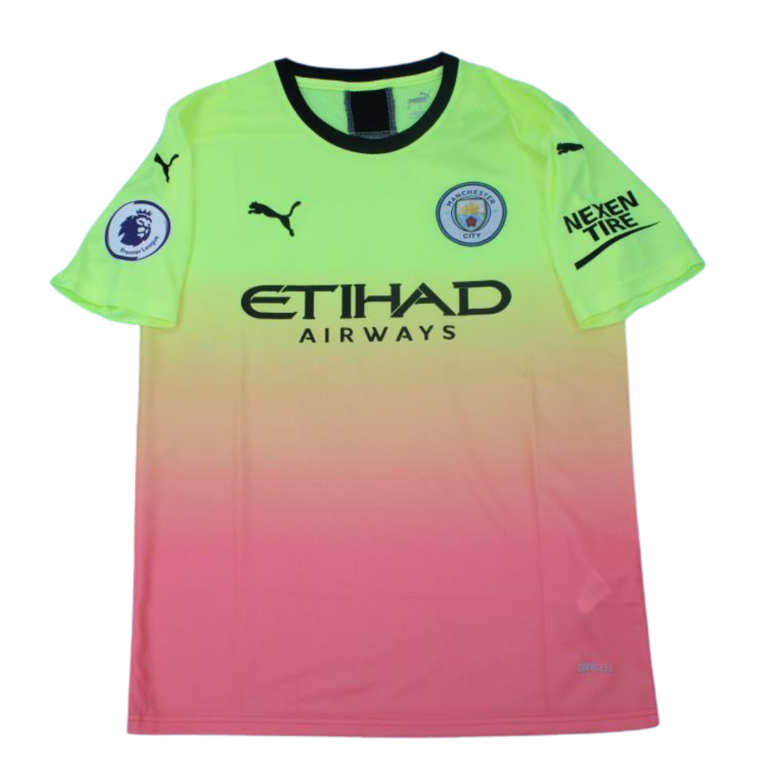 Manchester City Away Pink Yellow 19/20 "Sane" Nº 19